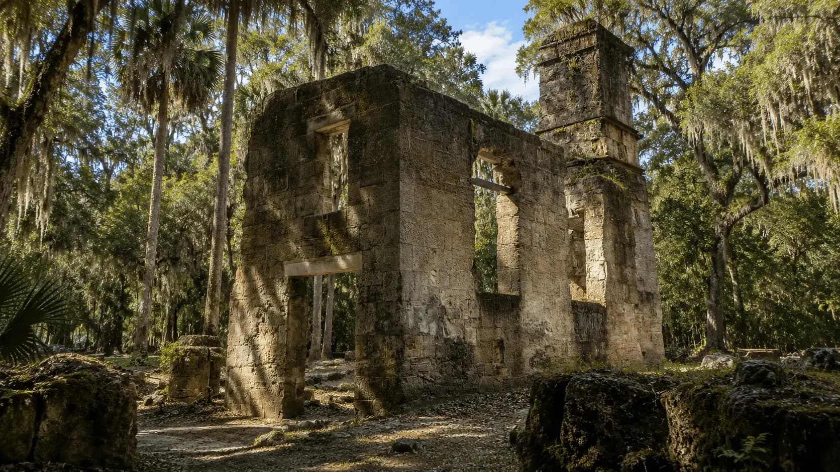 Featured view of Bulow Plantation Ruins Historic State Park in Flagler Beach, Florida