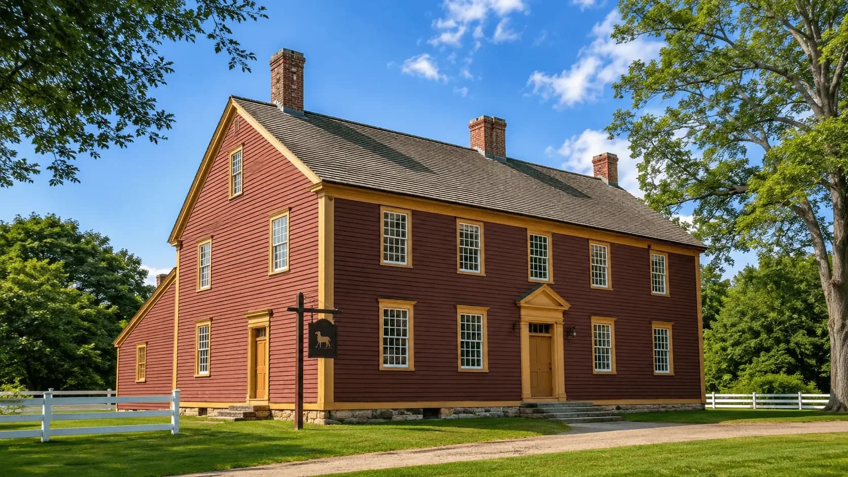 Featured view of Buckman Tavern in Lexington, Massachusetts