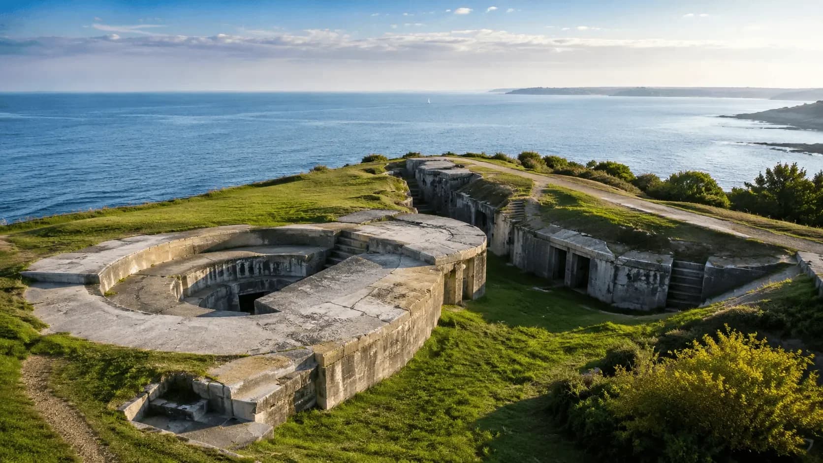 Featured view of Fort Revere Park in Hull, Massachusetts