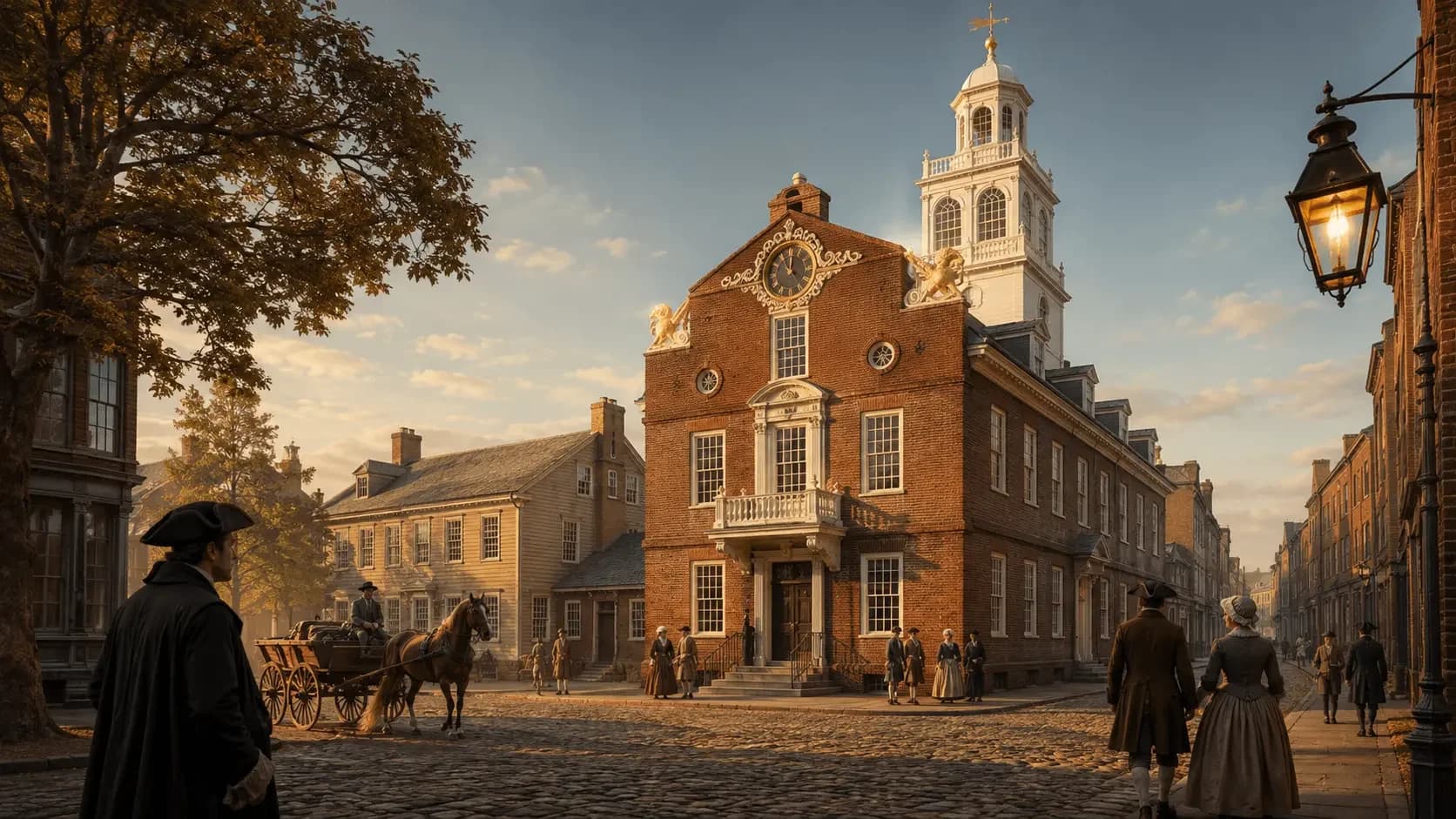 Featured view of Old State House in Boston, Massachusetts