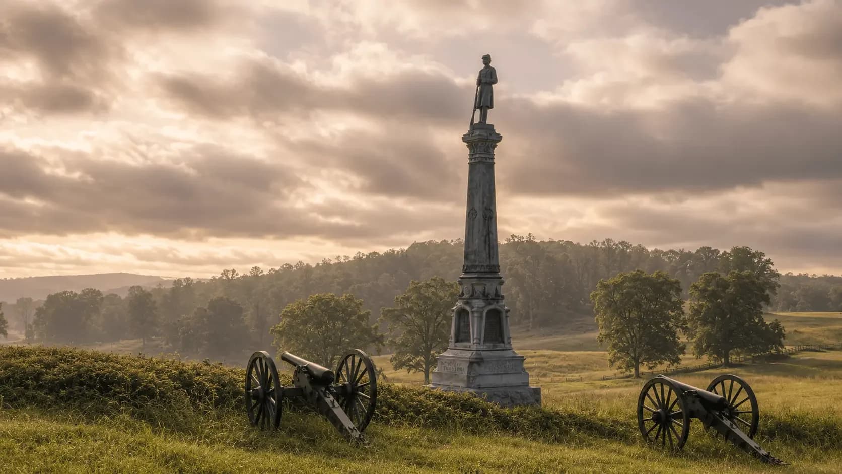 Featured view of Gettysburg National Military Park in Gettysburg, Pennsylvania
