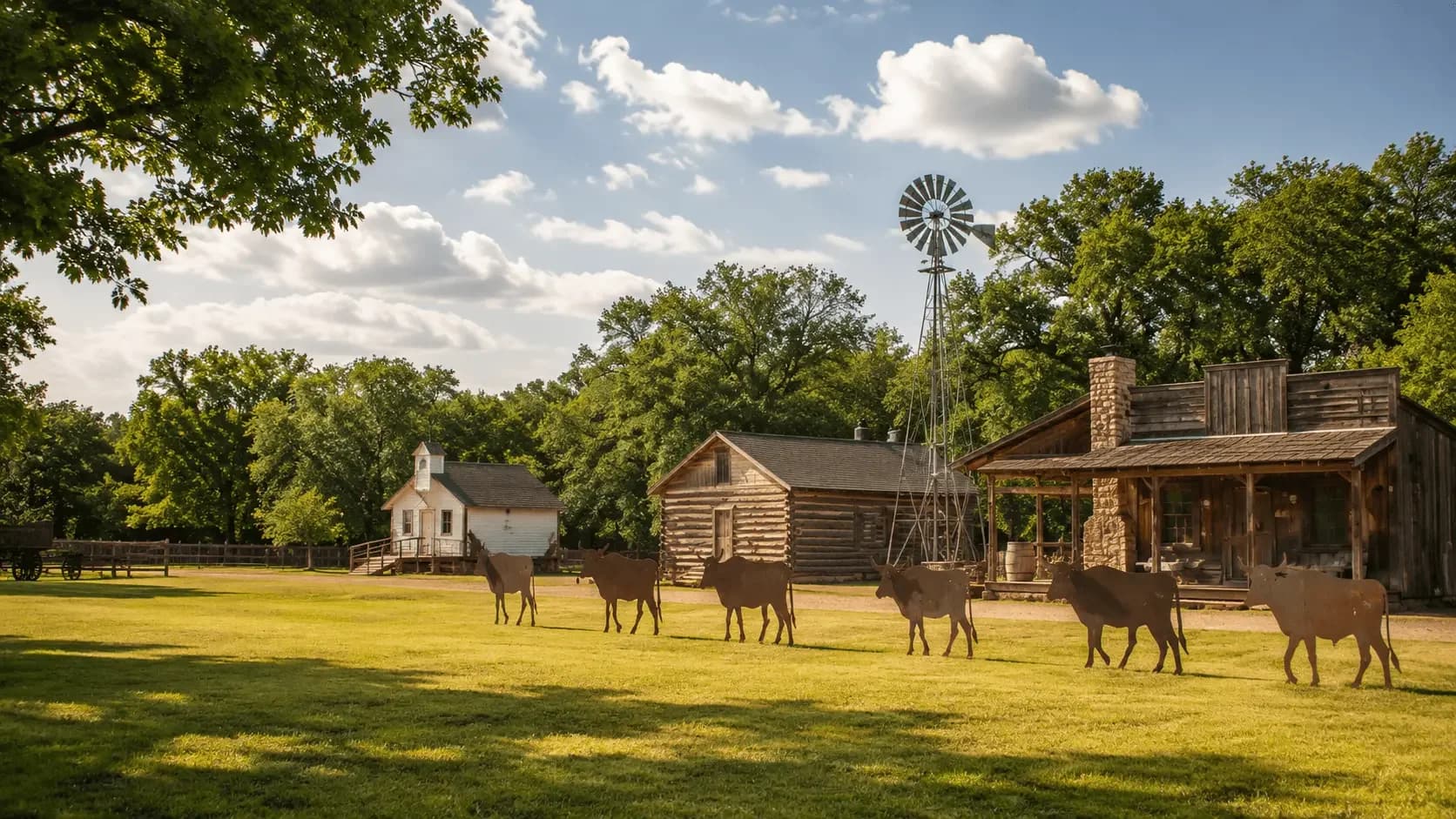 Featured view of Chisholm Trail Outdoor Museum in Cleburne, Texas