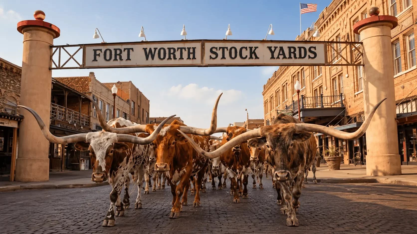 Featured view of Fort Worth Stockyards National Historic District in Fort Worth, Texas
