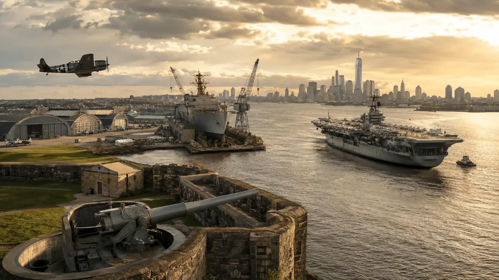 Featured view for New York Harbor at War